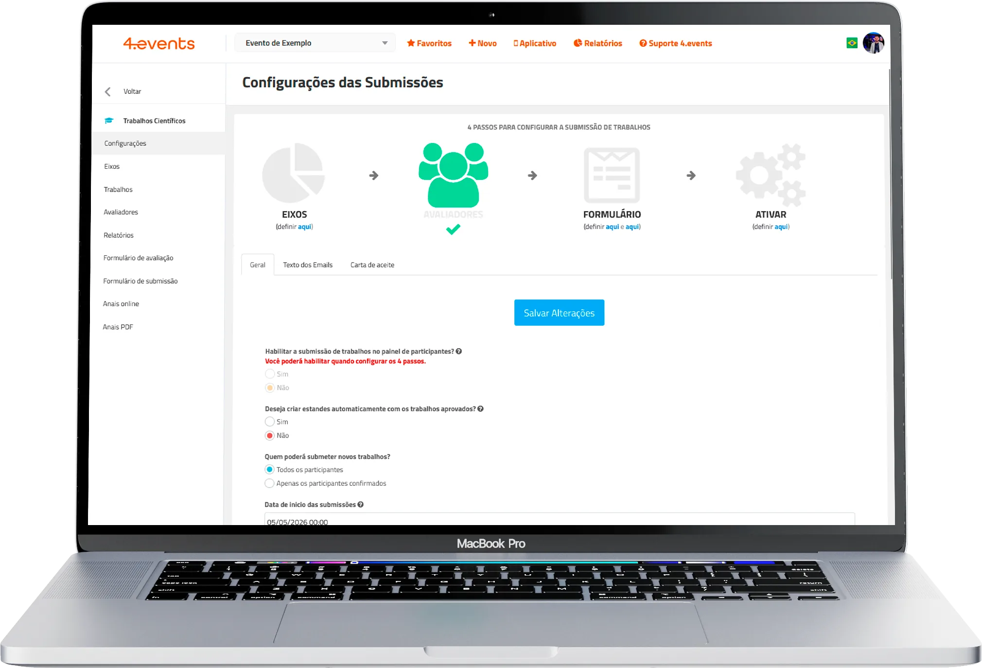 Configurações Gerais